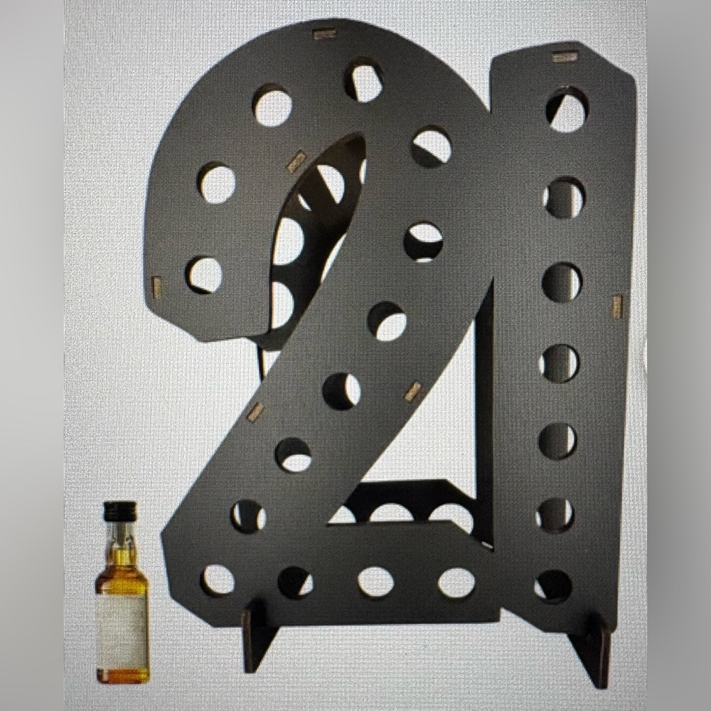 21st Birthday Bottle Holder